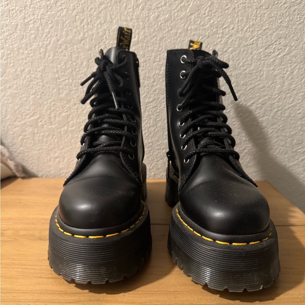 Dr. Martens Jadon Black Platform Boots